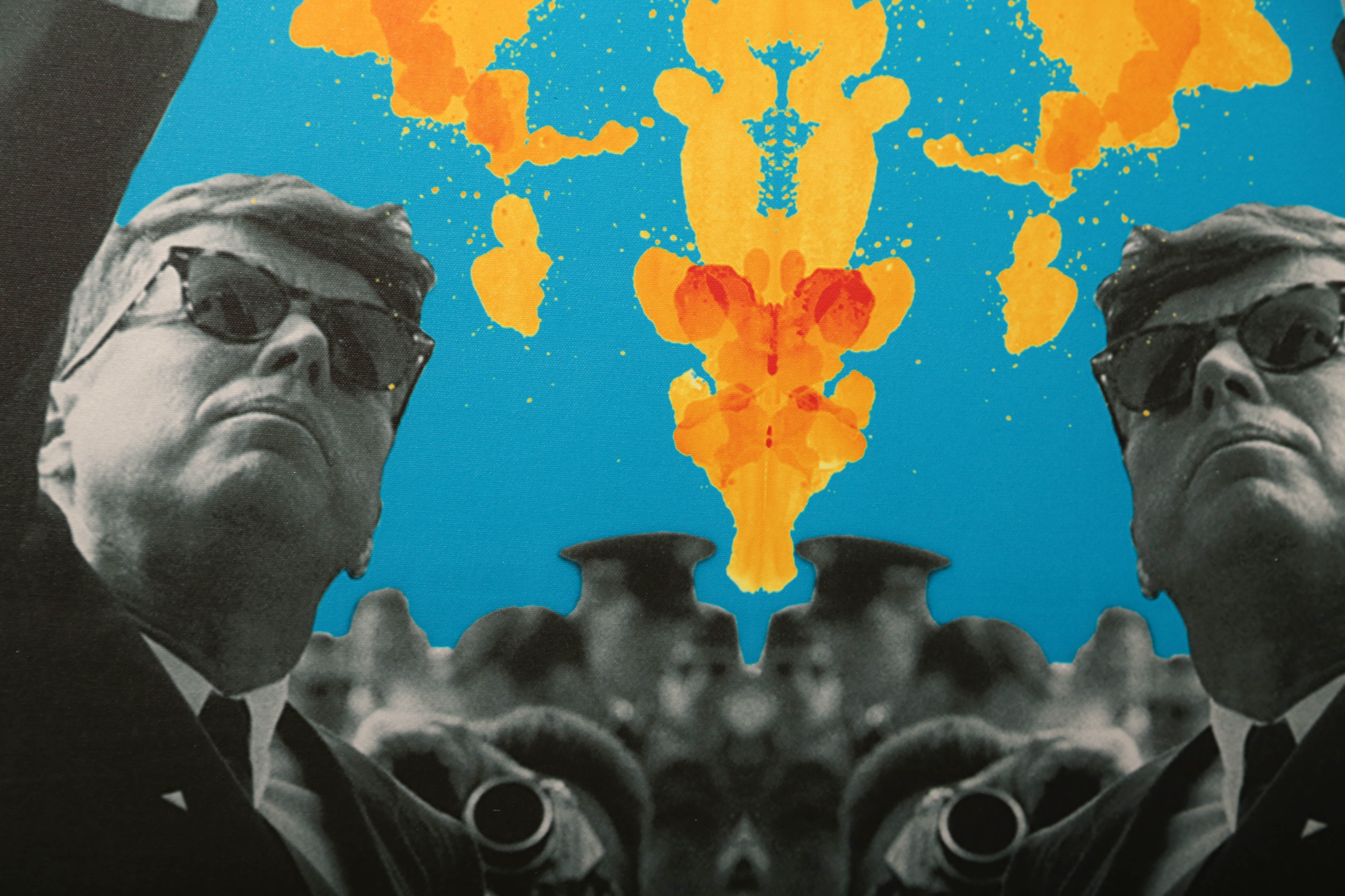 Andrew VanSickle "Son of Heaven--John F. Kennedy" Signed Silkscreen on Canvas