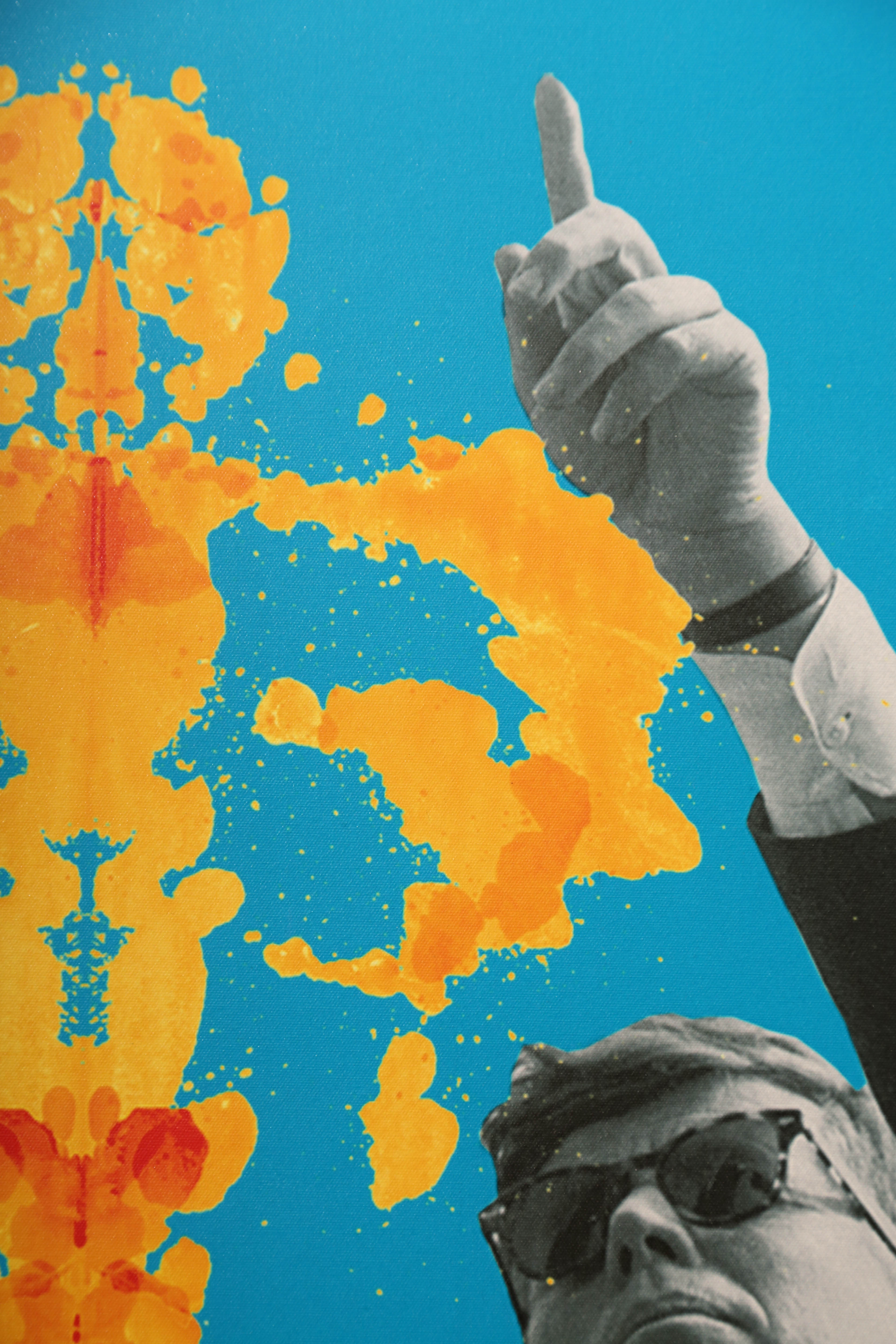 Andrew VanSickle "Son of Heaven--John F. Kennedy" Signed Silkscreen on Canvas