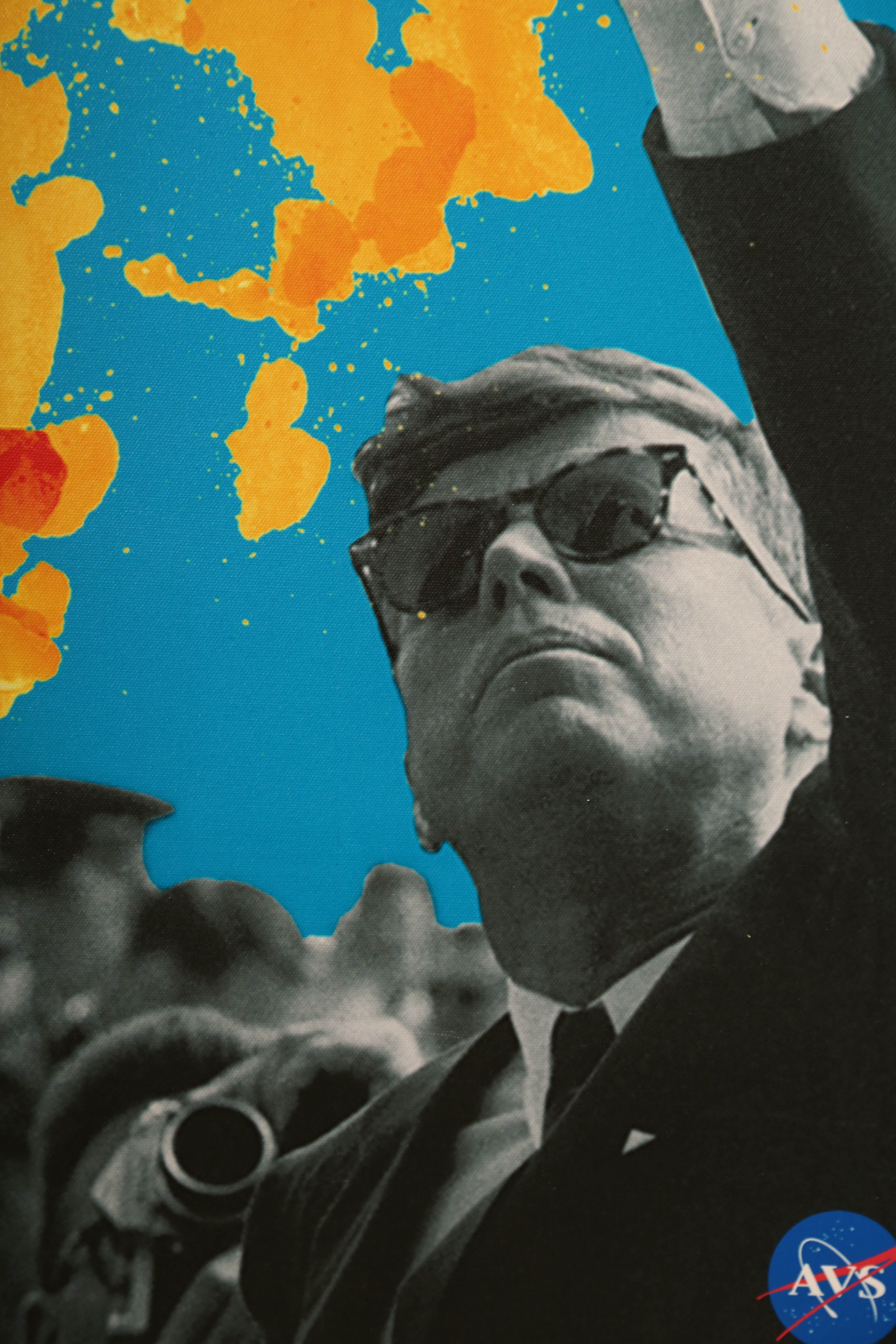 Andrew VanSickle "Son of Heaven--John F. Kennedy" Signed Silkscreen on Canvas