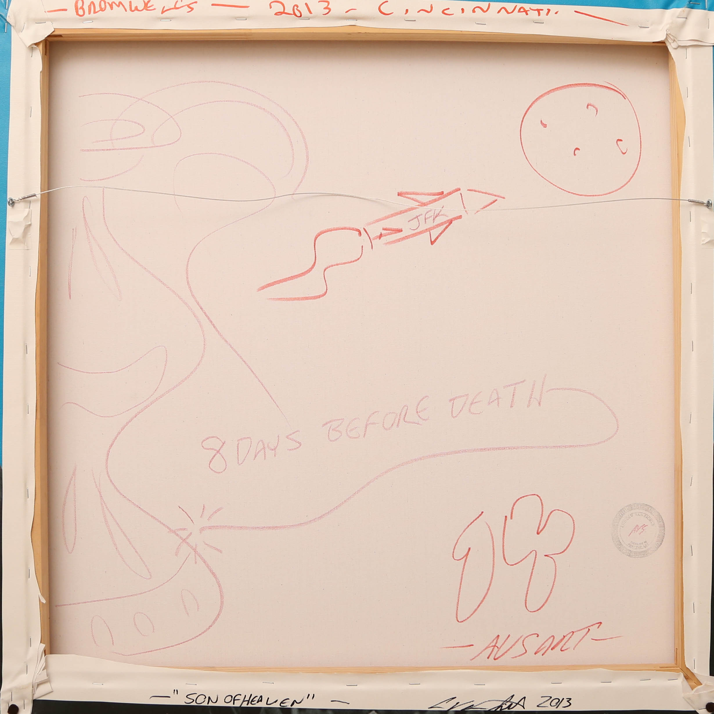 Andrew VanSickle "Son of Heaven--John F. Kennedy" Signed Silkscreen on Canvas