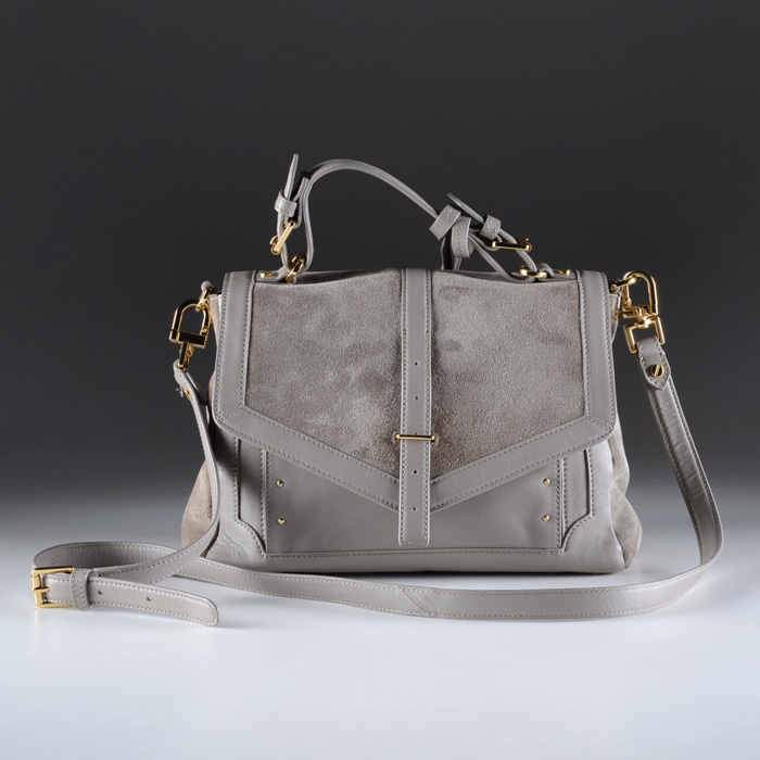 Tory Burch  Suede and Leather Handbag