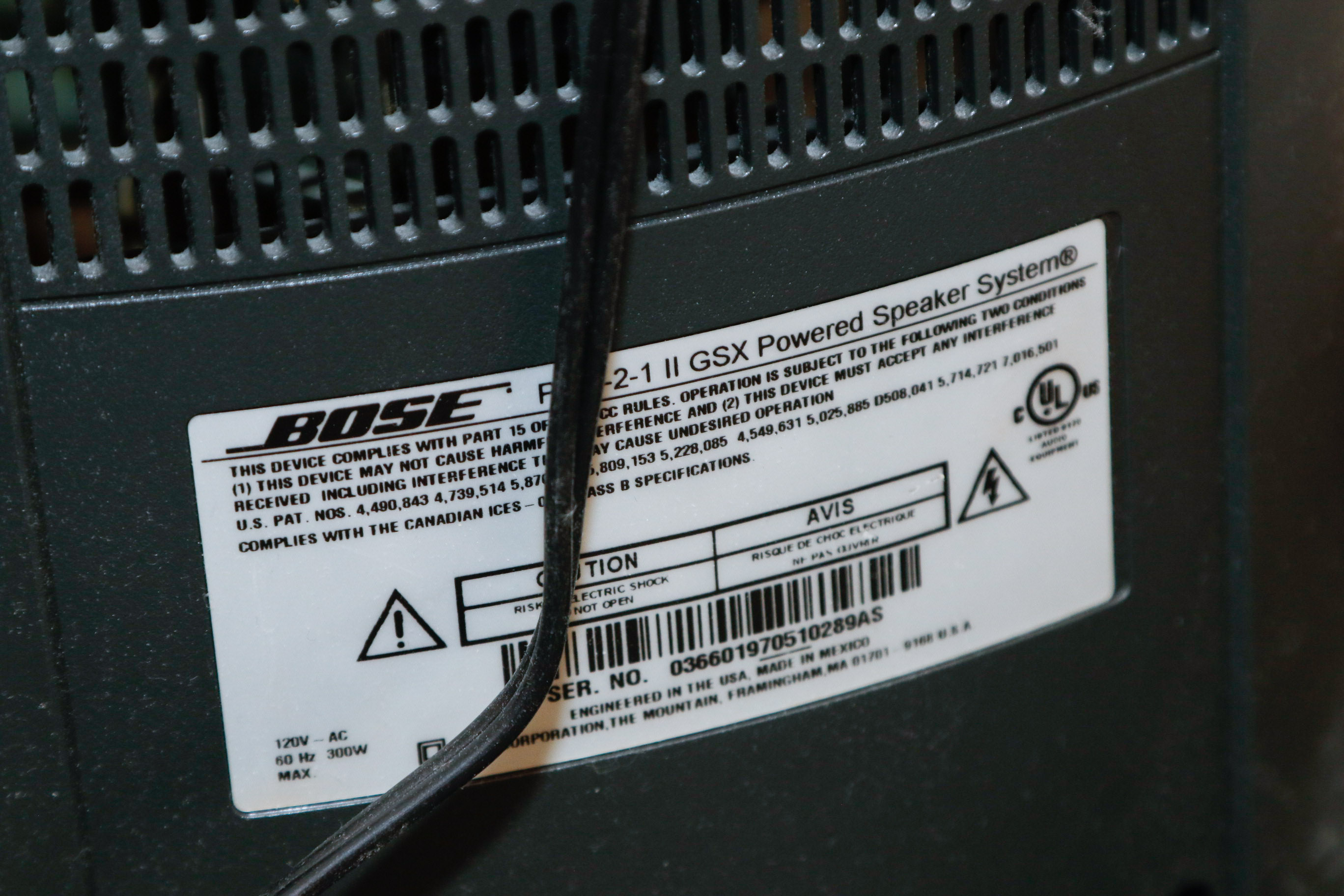 Bose 321 GSX Series II Home Theater System