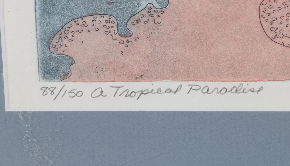 Mitzi Johnston Limited Edition "A Tropical Paradise"