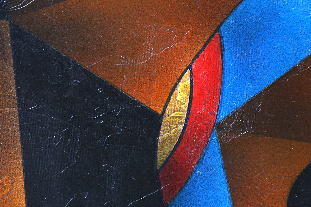 Neal Doty Signed Oil on Canvas of Male Figure