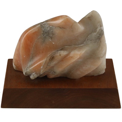 Hyam Signed Stone Sculpture Hyam Signed Stone Sculpture