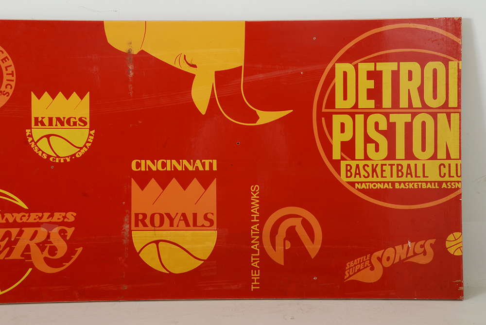 NBA Logos Advertising Sign