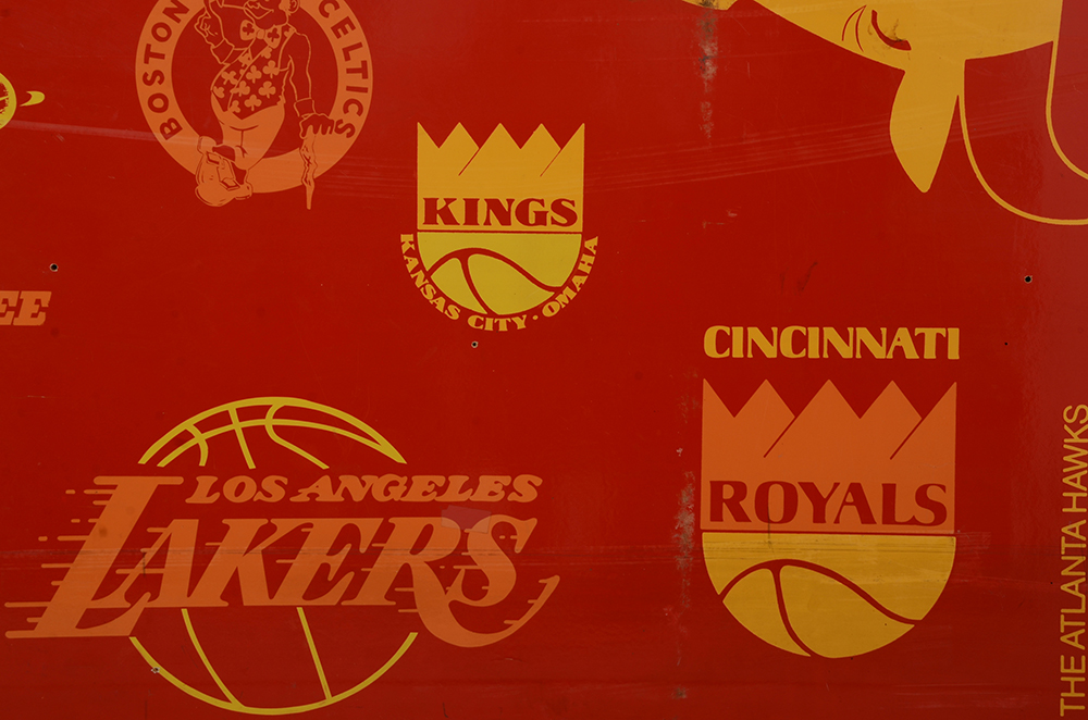 NBA Logos Advertising Sign