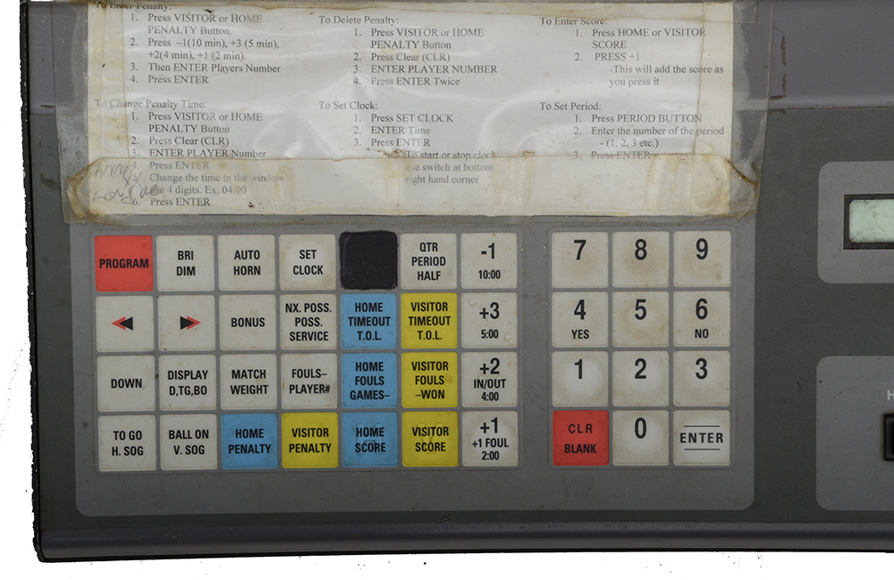 Fair-Play Trans-Lux Scoreboard With Controller