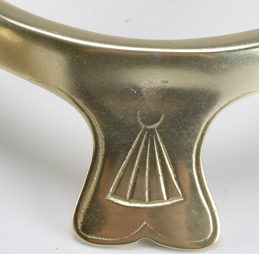 Vintage Brass Lotus Leaf Bowl