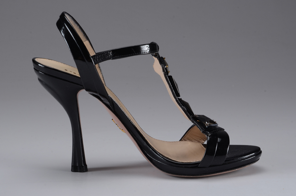 Prada Patenet Leather Stilletos