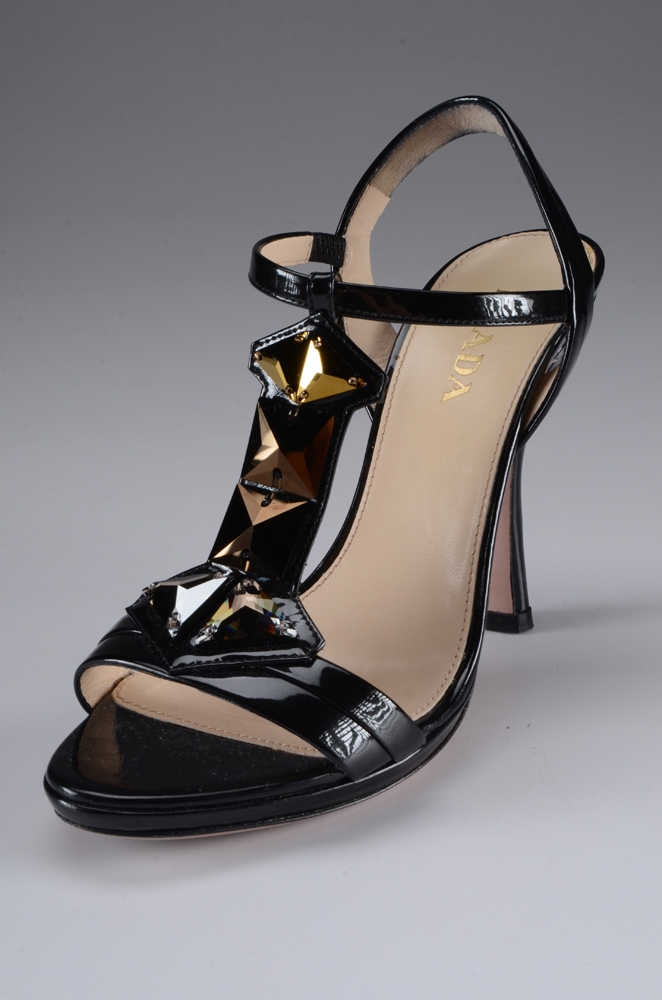 Prada Patenet Leather Stilletos