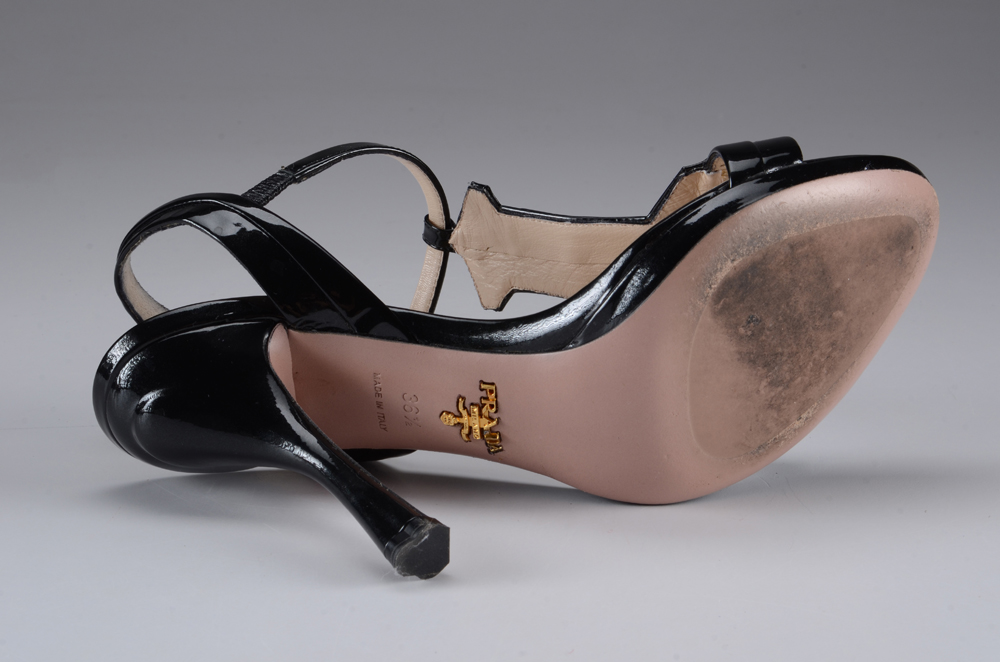 Prada Patenet Leather Stilletos