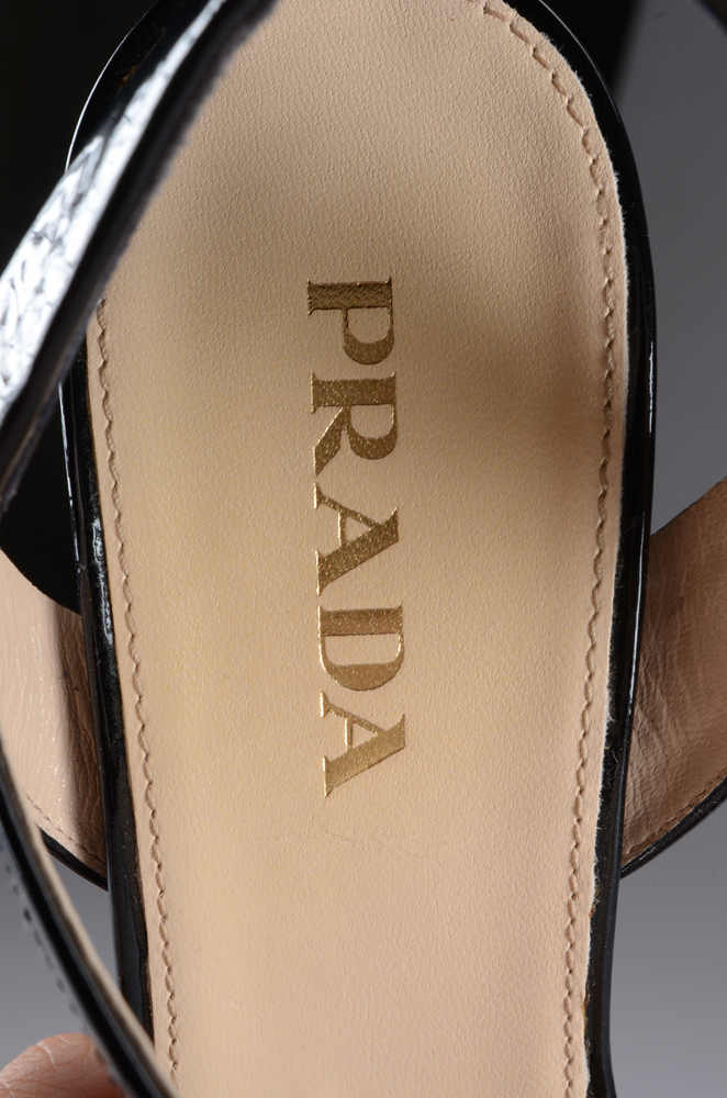 Prada Patenet Leather Stilletos
