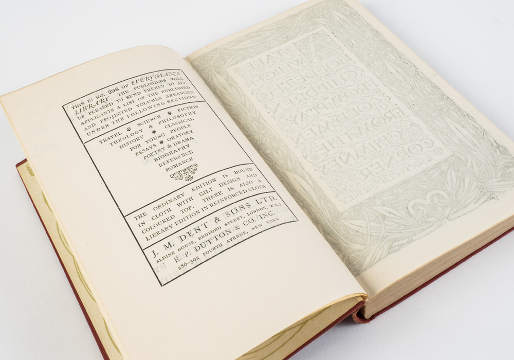 Vintage Everyman's Library Books