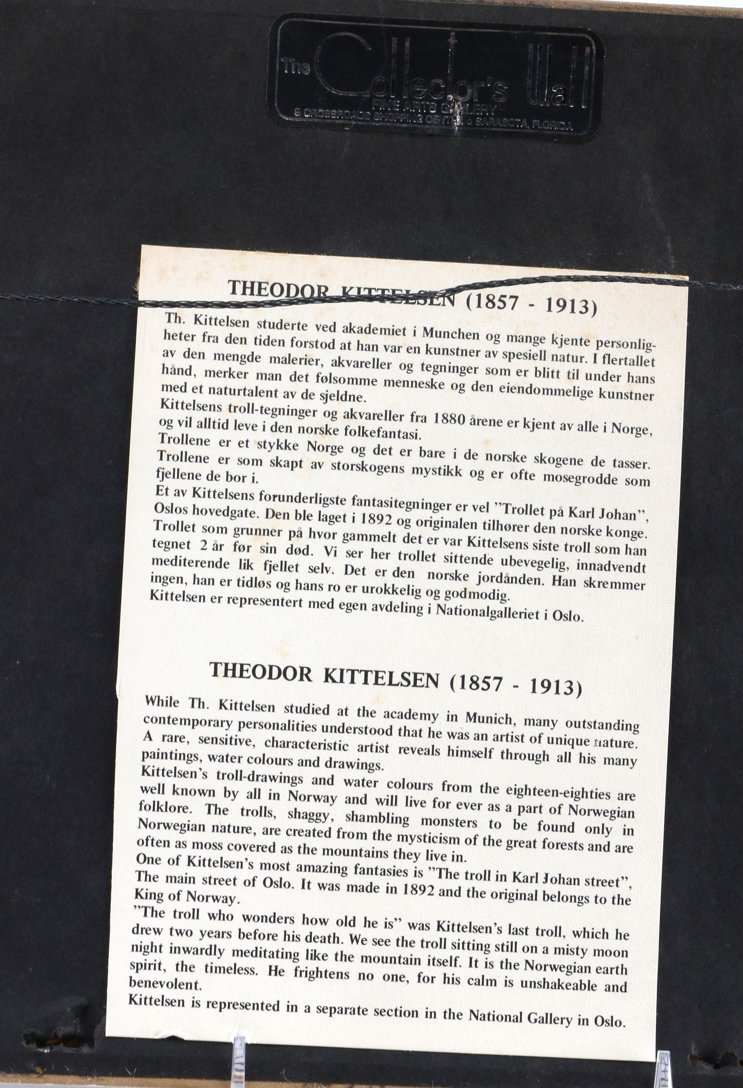 Theodor Kittelsen Norwegian Folklore Reproduction Prints