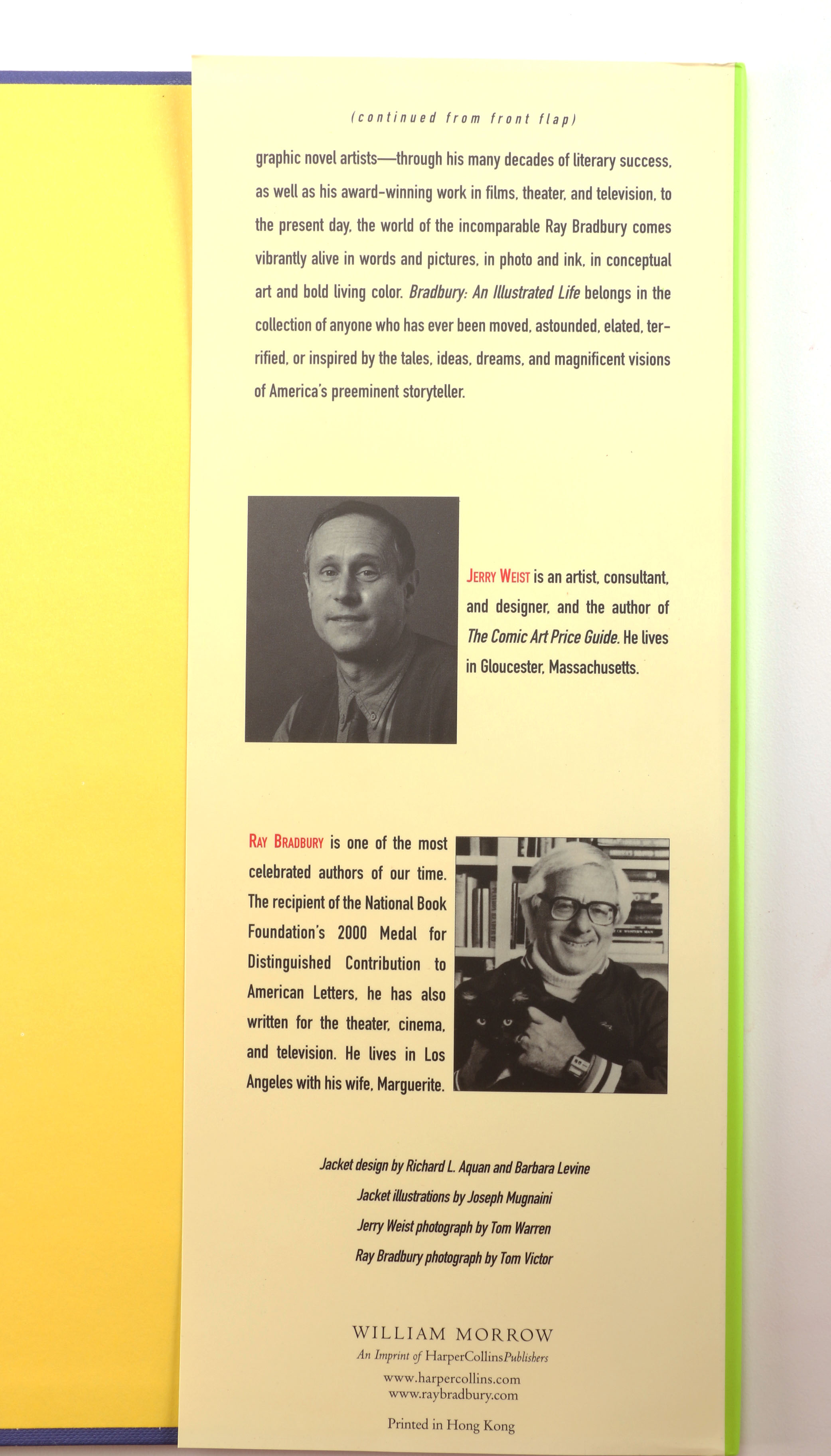 Illustrated Biographies of Ray Bradbury and Friedensreich Hundertwasser