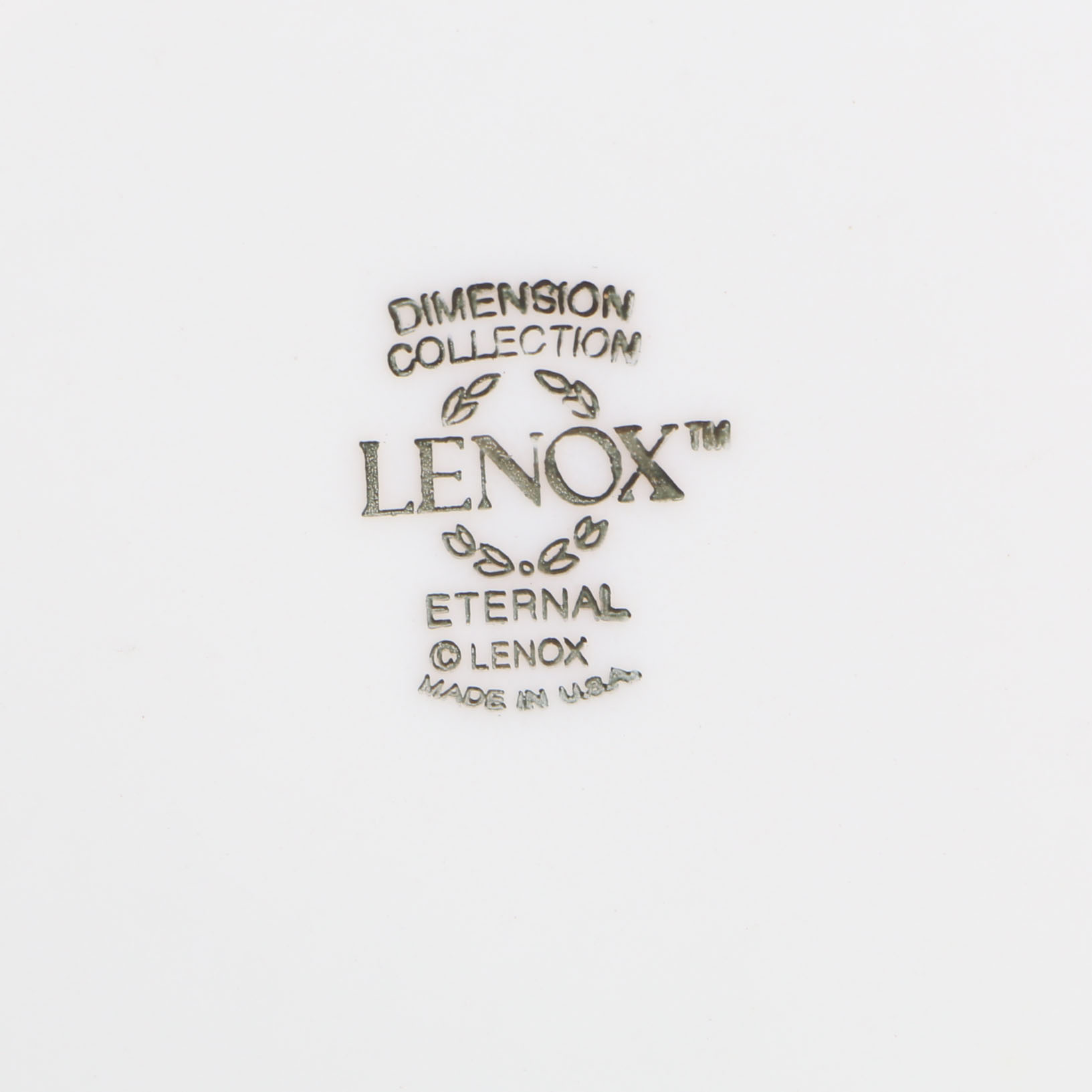 Lenox Porcelain Eternal Pattern Dish Set