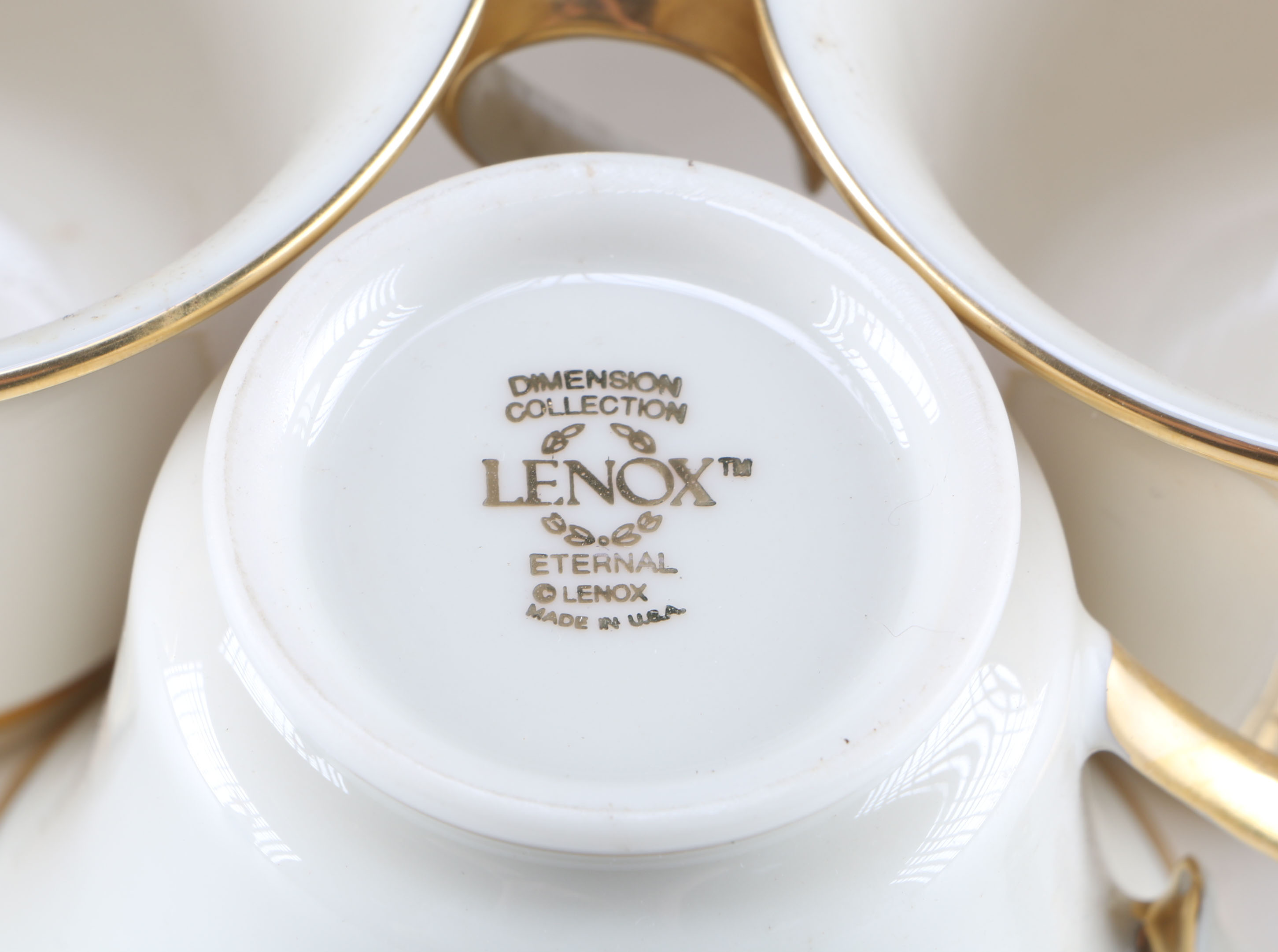 Lenox Porcelain Eternal Pattern Dish Set