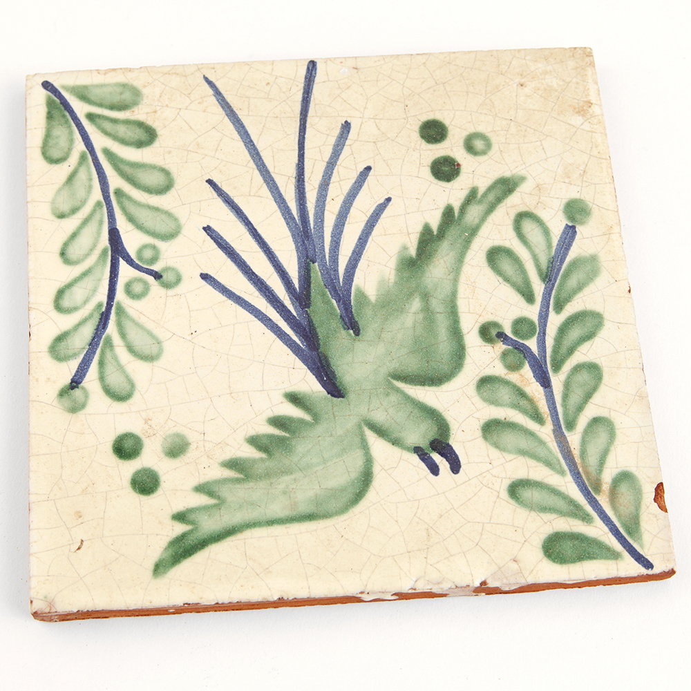 Vintage Hand Painted Tiles and Dishes