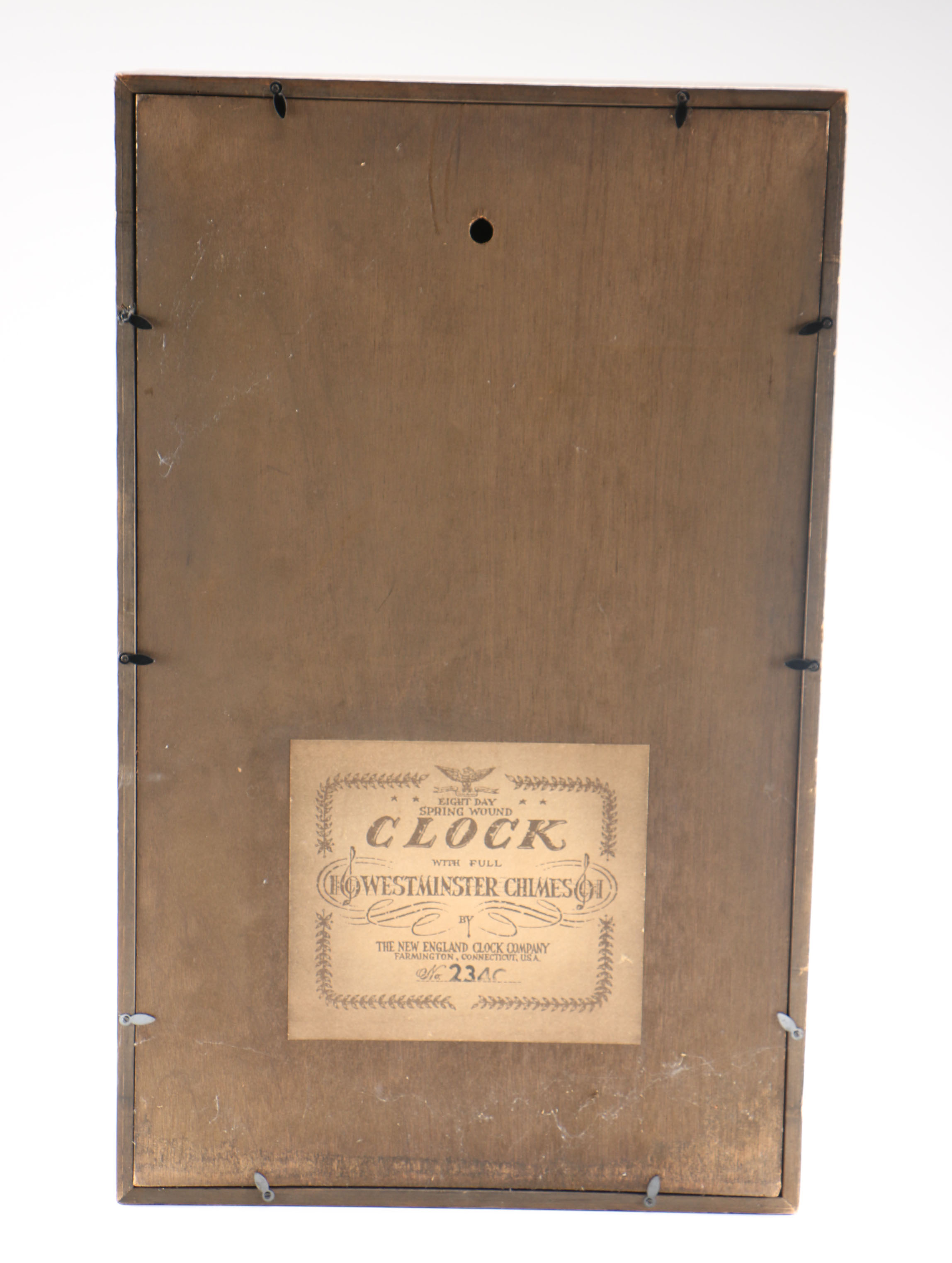 Replica Shelf Clock; Thanksgiving Theme, by the New England Co