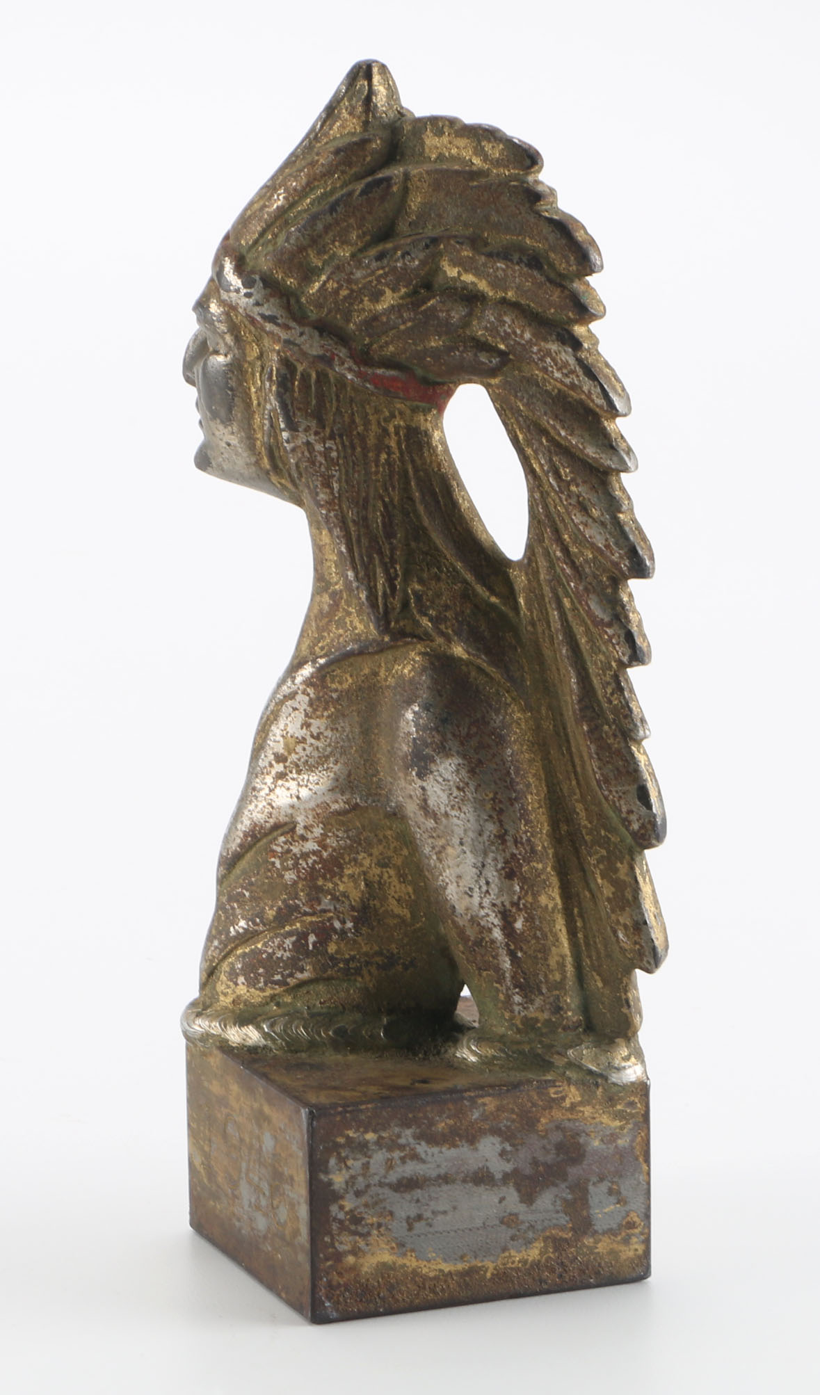 Patinated Native American Door Stop