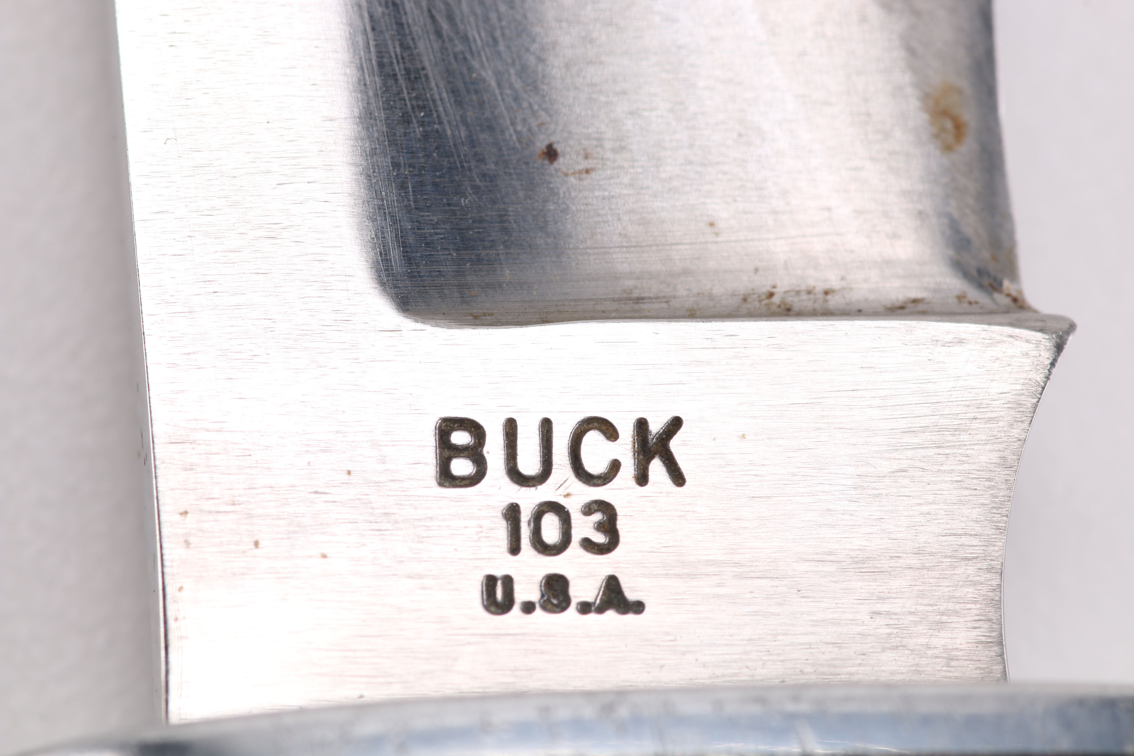 Vietnam War Era USMC "Kabar" and a Buck Skinning Knife