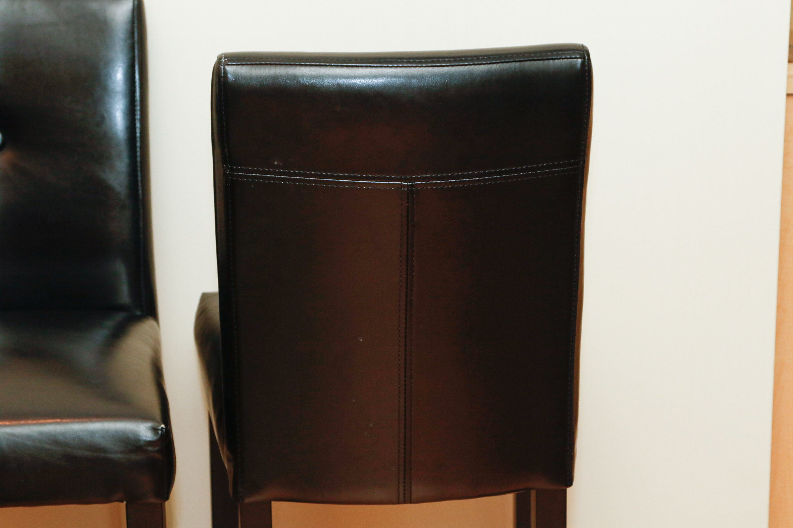 Pair of Mason Brown Counter Stools by Pier1 Imports