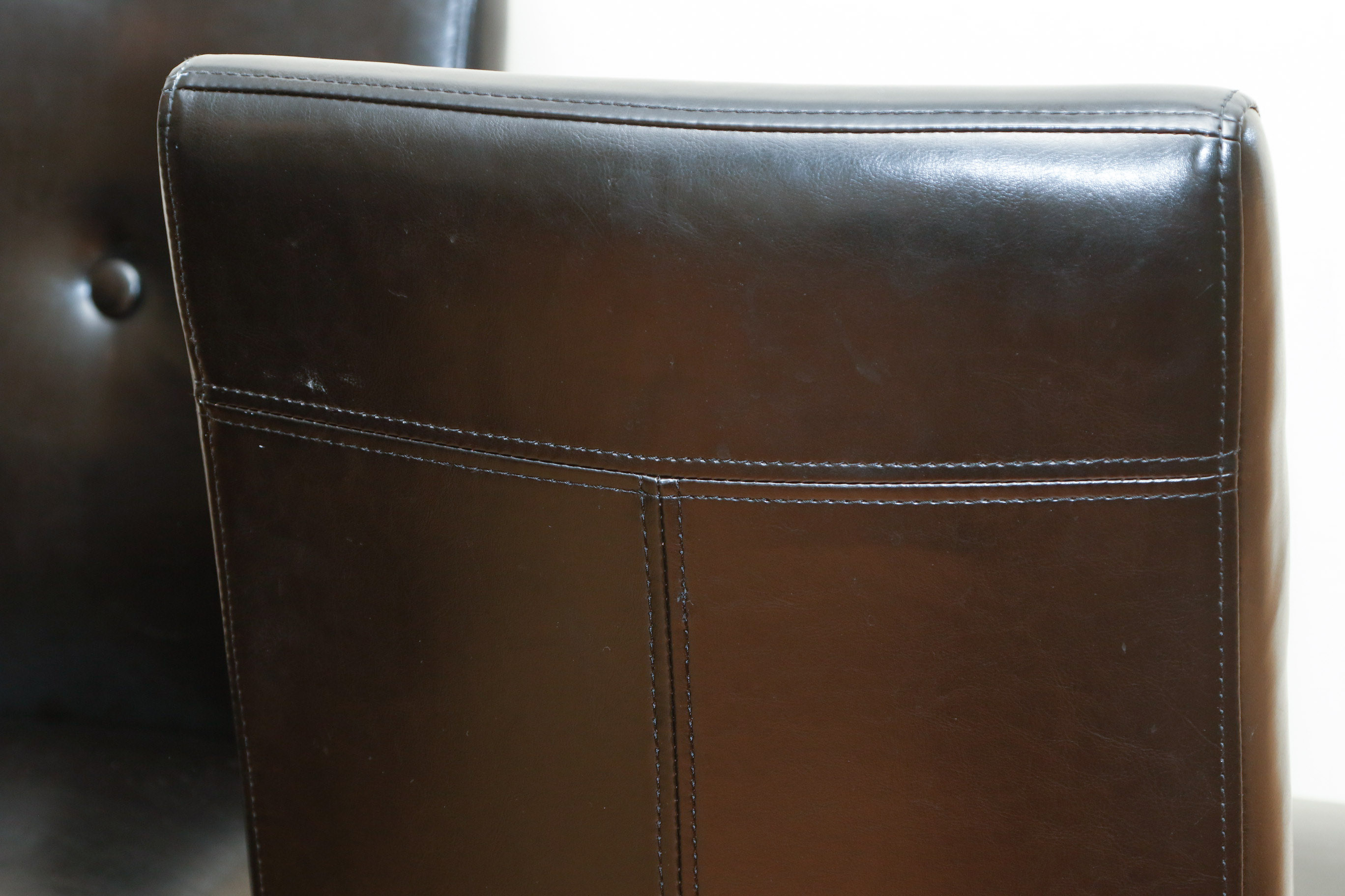 Pair of Mason Brown Counter Stools by Pier1 Imports