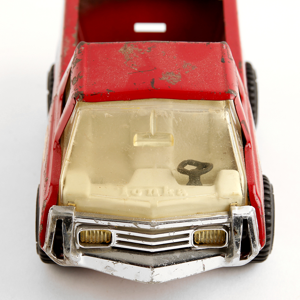 Vintage Red Metal Tonka Toy Truck
