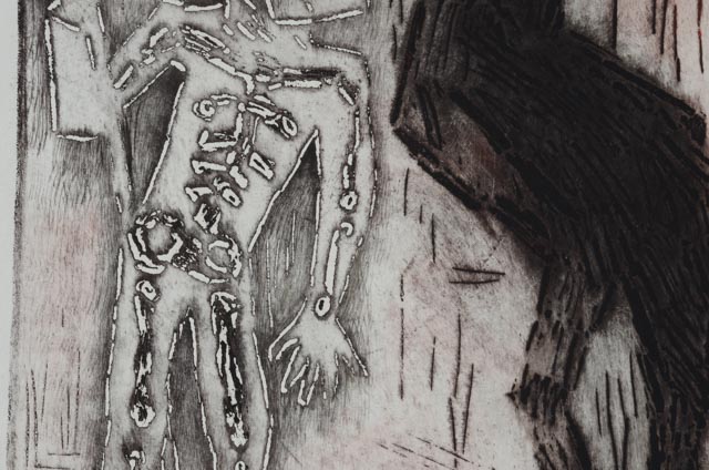 Alfredo Zalce Original Limited Edition Mixed Media Etching "Carnaval"