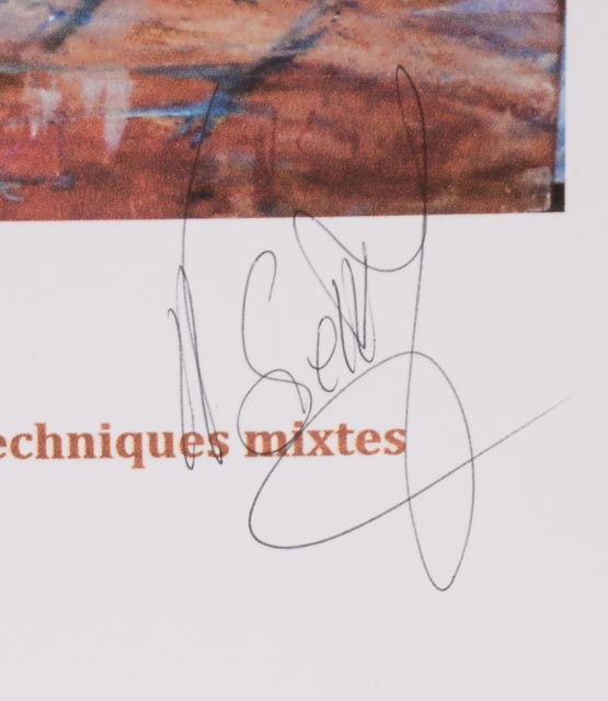 Nicole Sébille Original Mixed Media "À La Bastille"