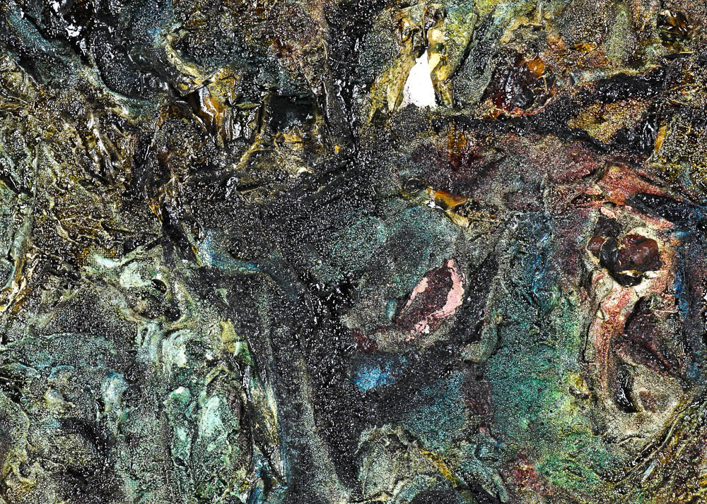 Abstract Oil on Canvas Painting by Artist Yetta Wiesel