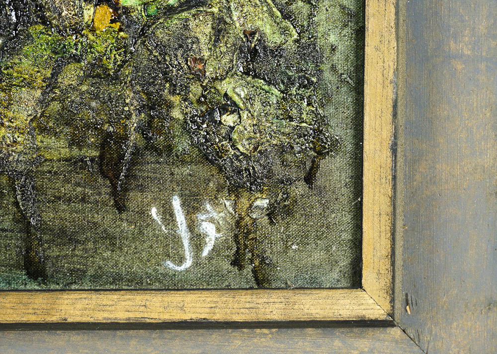 Abstract Oil on Canvas Painting by Artist Yetta Wiesel