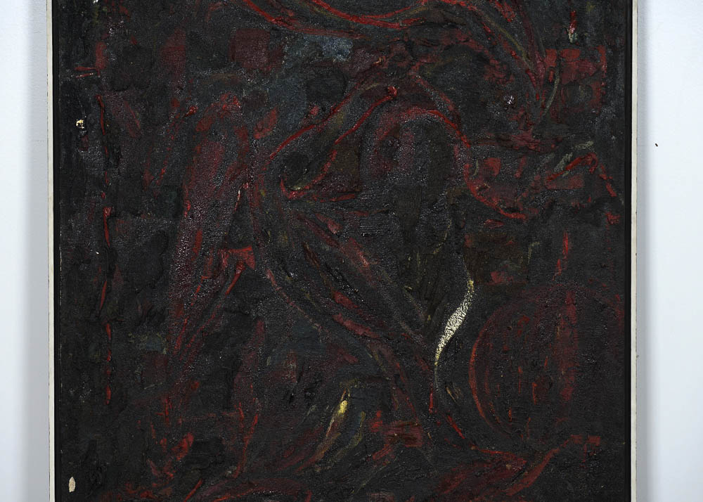 Yetta Wiesel Abstract Oil and Plaster on Canvas Painting