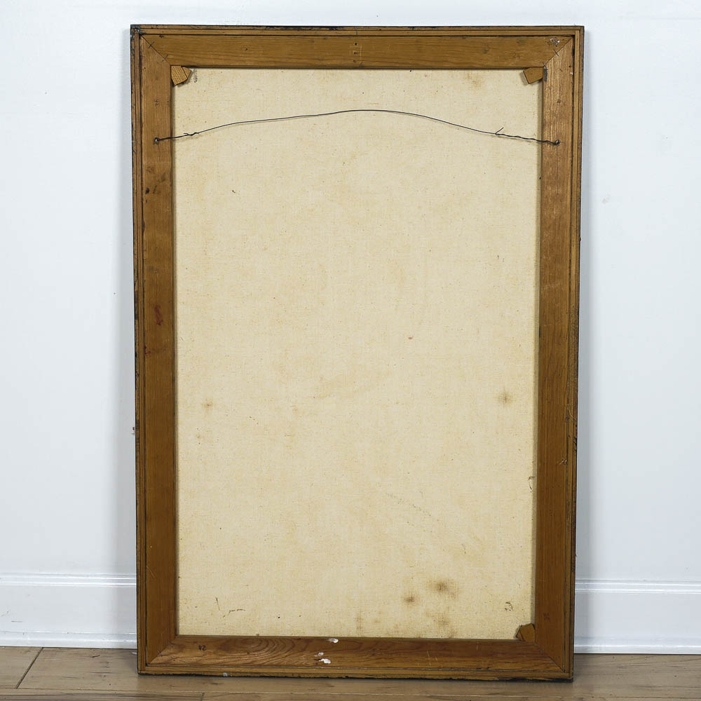 Yetta Wiesel Abstract Oil and Plaster on Canvas Painting