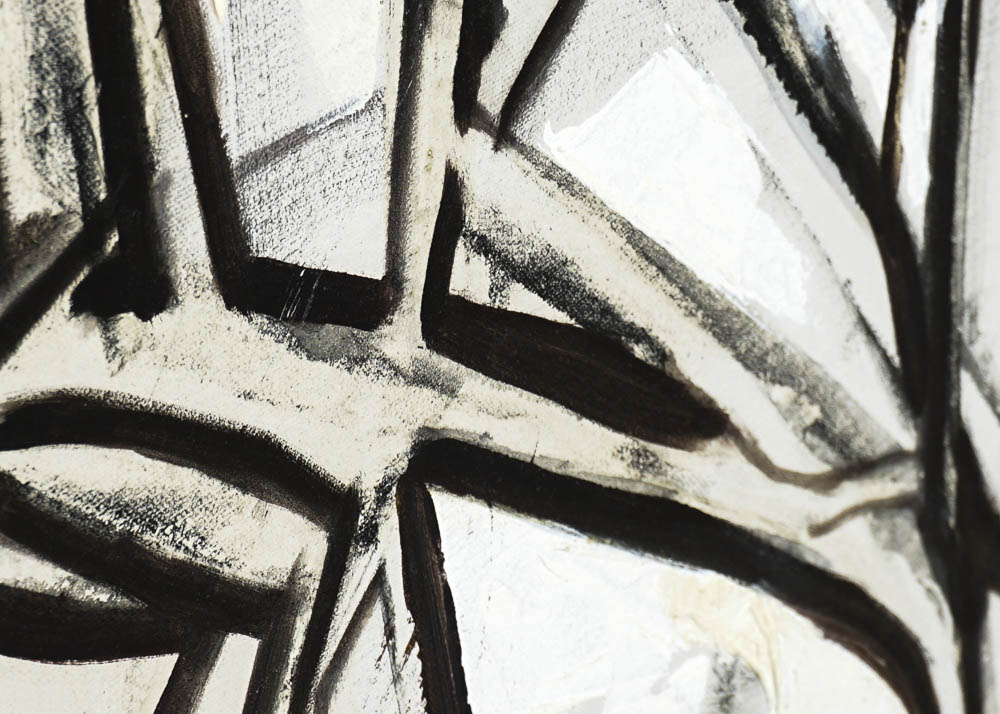 Abstract Oil on Canvas Painting by Yetta Wiesel