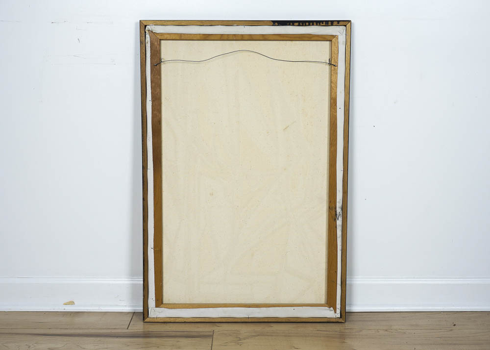 Abstract Oil on Canvas Painting by Yetta Wiesel