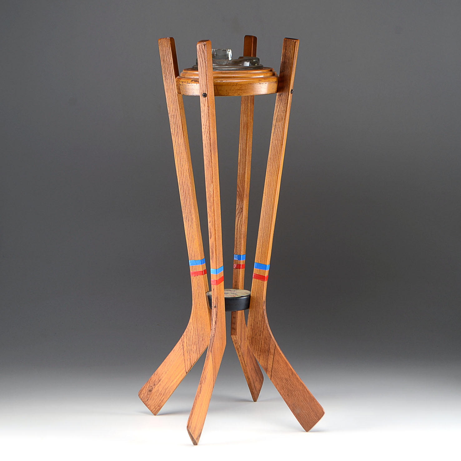 Unique Cincinnati Mohawks Equipment Ashtray Wood Stand