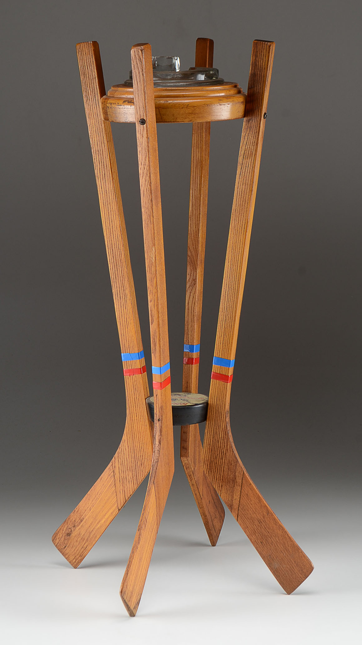 Unique Cincinnati Mohawks Equipment Ashtray Wood Stand