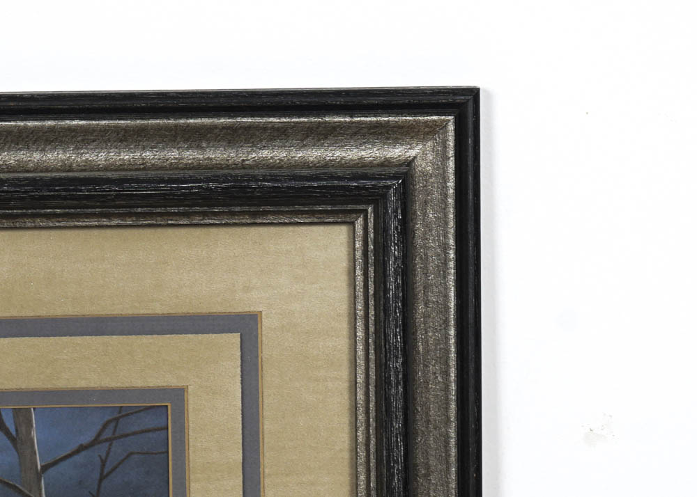 Peter Skirka Signed Offset Lithograph "Moonlight Search"