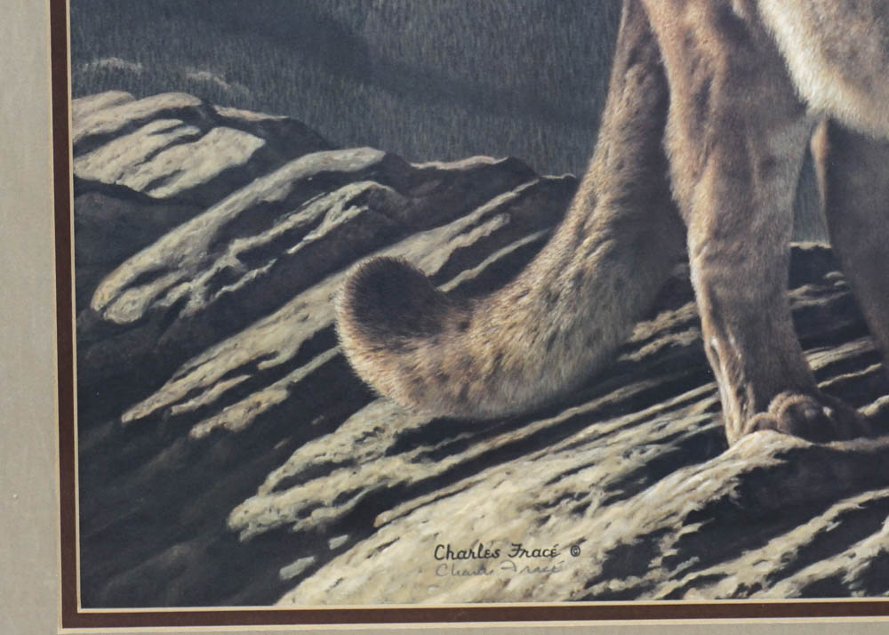 Signed Charles Frace "Cougar" Print