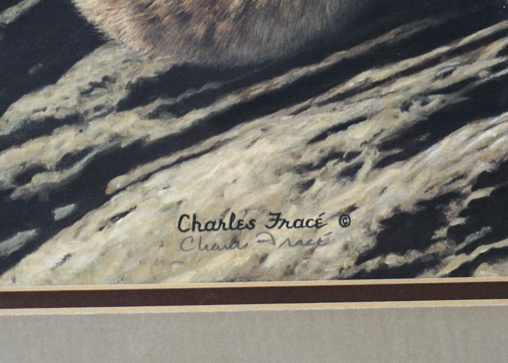 Signed Charles Frace "Cougar" Print