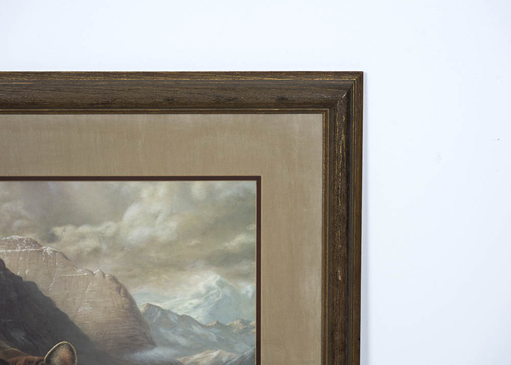 Signed Charles Frace "Cougar" Print