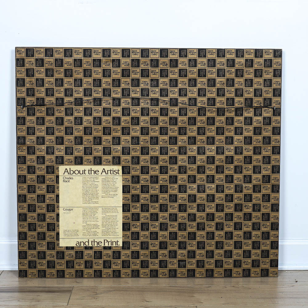 Signed Charles Frace "Cougar" Print