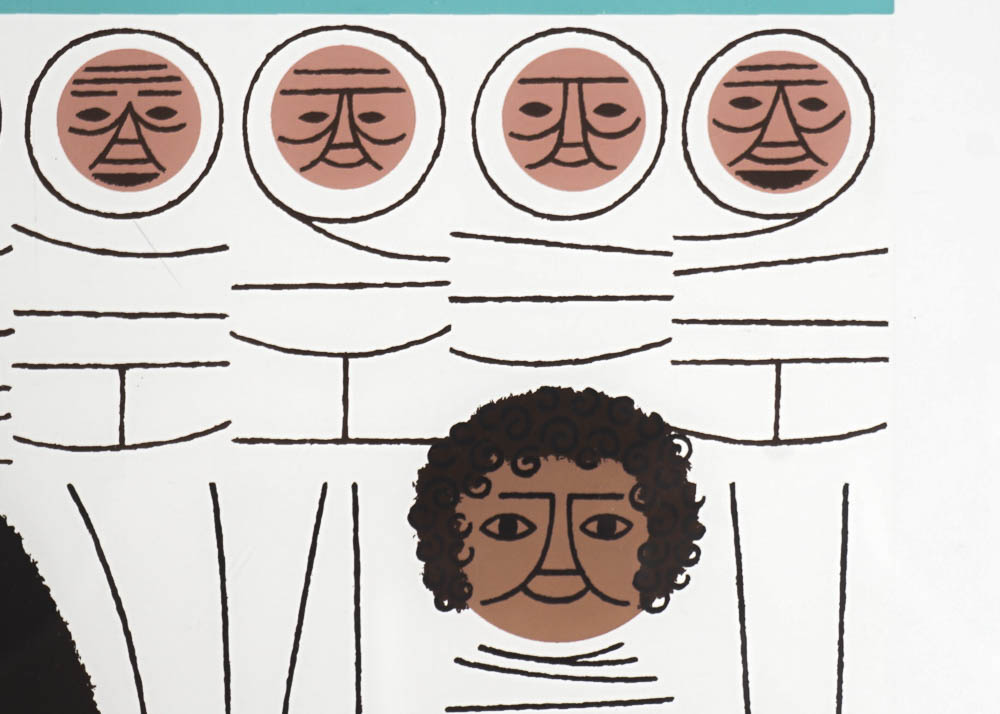 Edie Harper Signed Serigraph "Pow!"