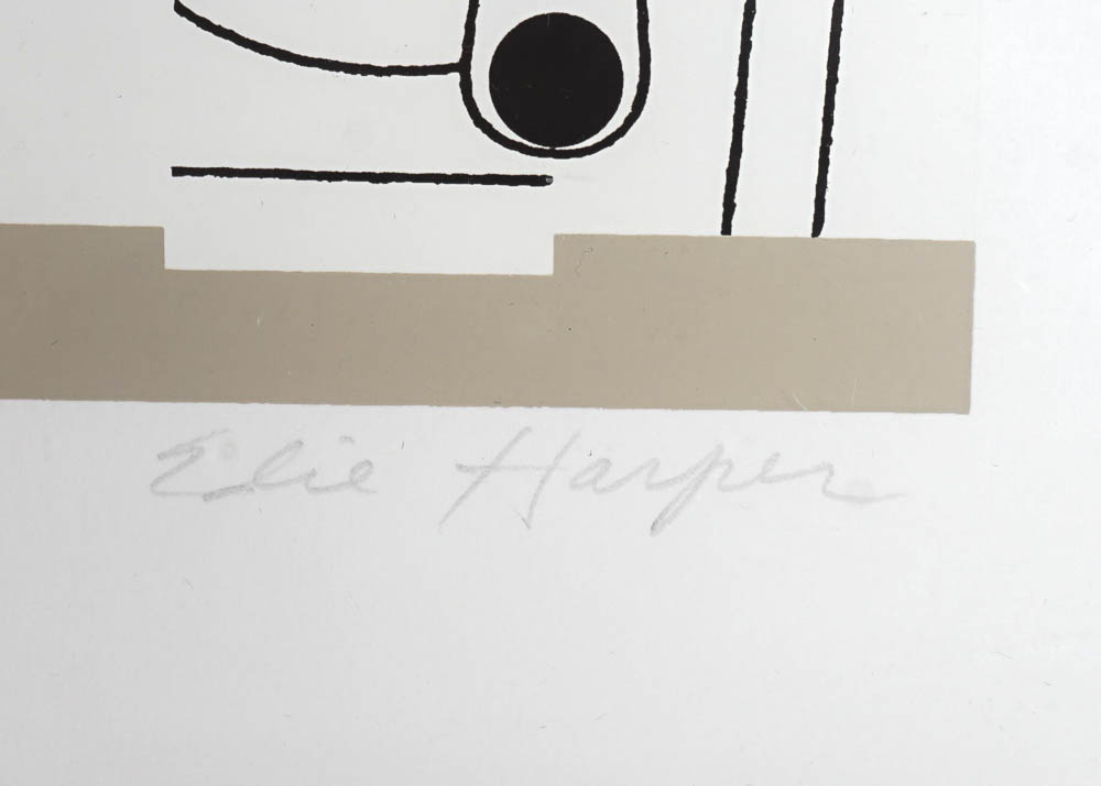 Edie Harper Signed Serigraph "Pow!"