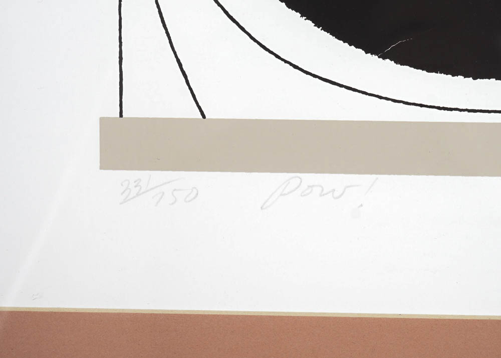 Edie Harper Signed Serigraph "Pow!"