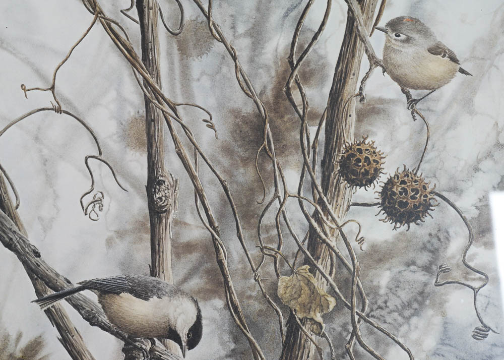 Jean Vietor Signed Offset Lithograph "Vines and Finds"