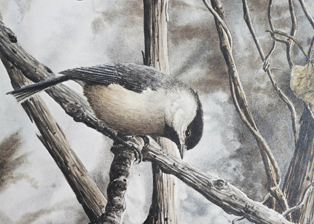 Jean Vietor Signed Offset Lithograph "Vines and Finds"