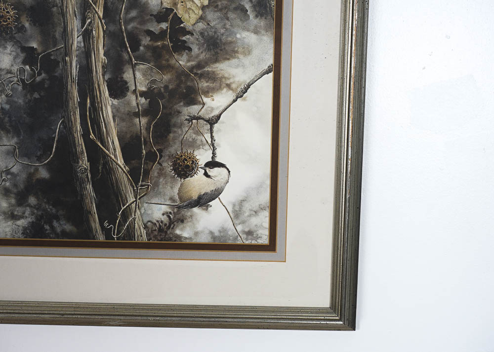 Jean Vietor Signed Offset Lithograph "Vines and Finds"